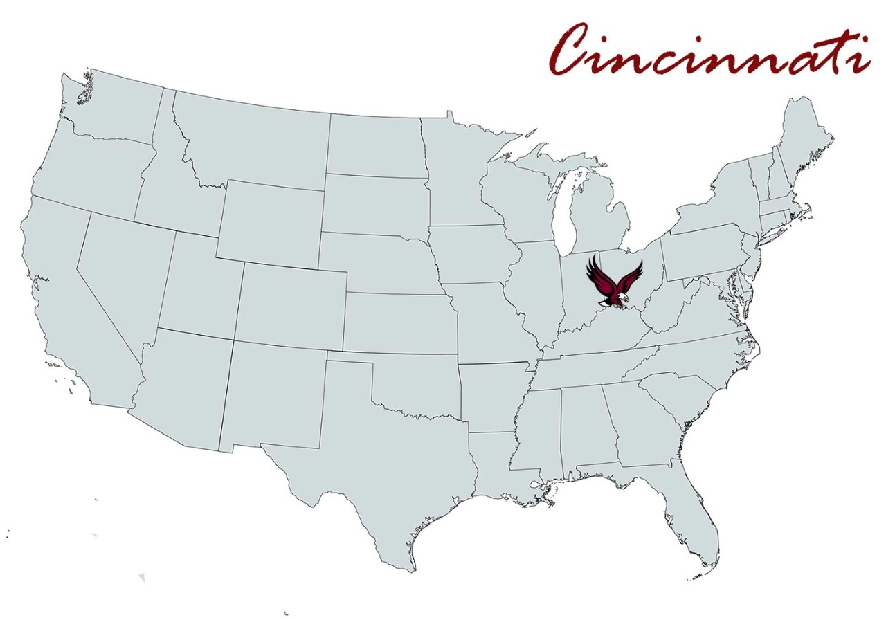 Cincinnati Chapter Map Location Marker
