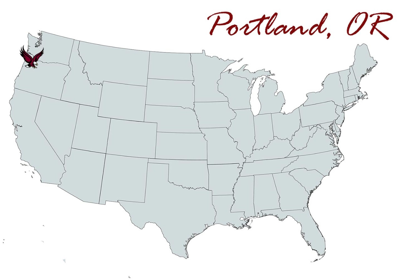 Portland Oregon Chapter Location Marker