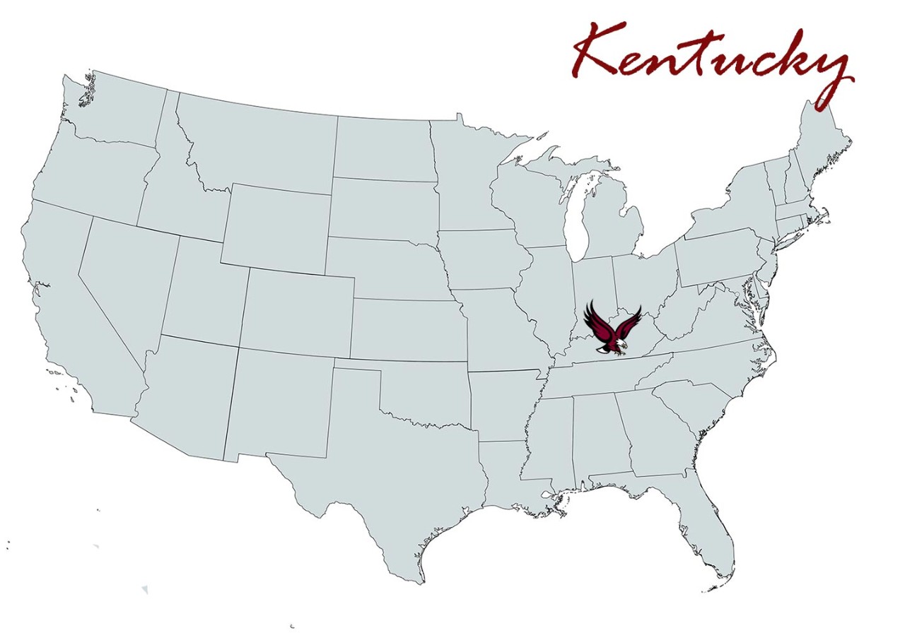 Kentucky Chapter Map Location Marker
