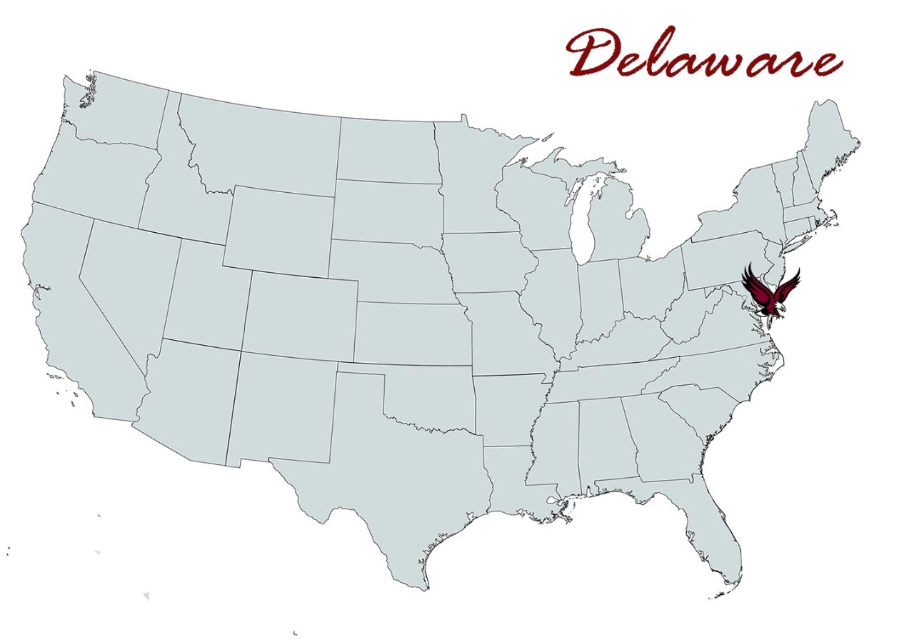 Delaware Chapter Map Location Marker