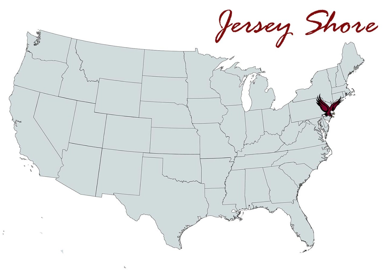 Jersey Shore Chapter Map Marker