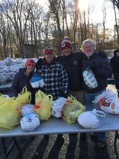 Ned Roseberry with the steering committee including Michele Naclerio ’09, Greg Mihal ’00, and Jack Kennedy ’79.