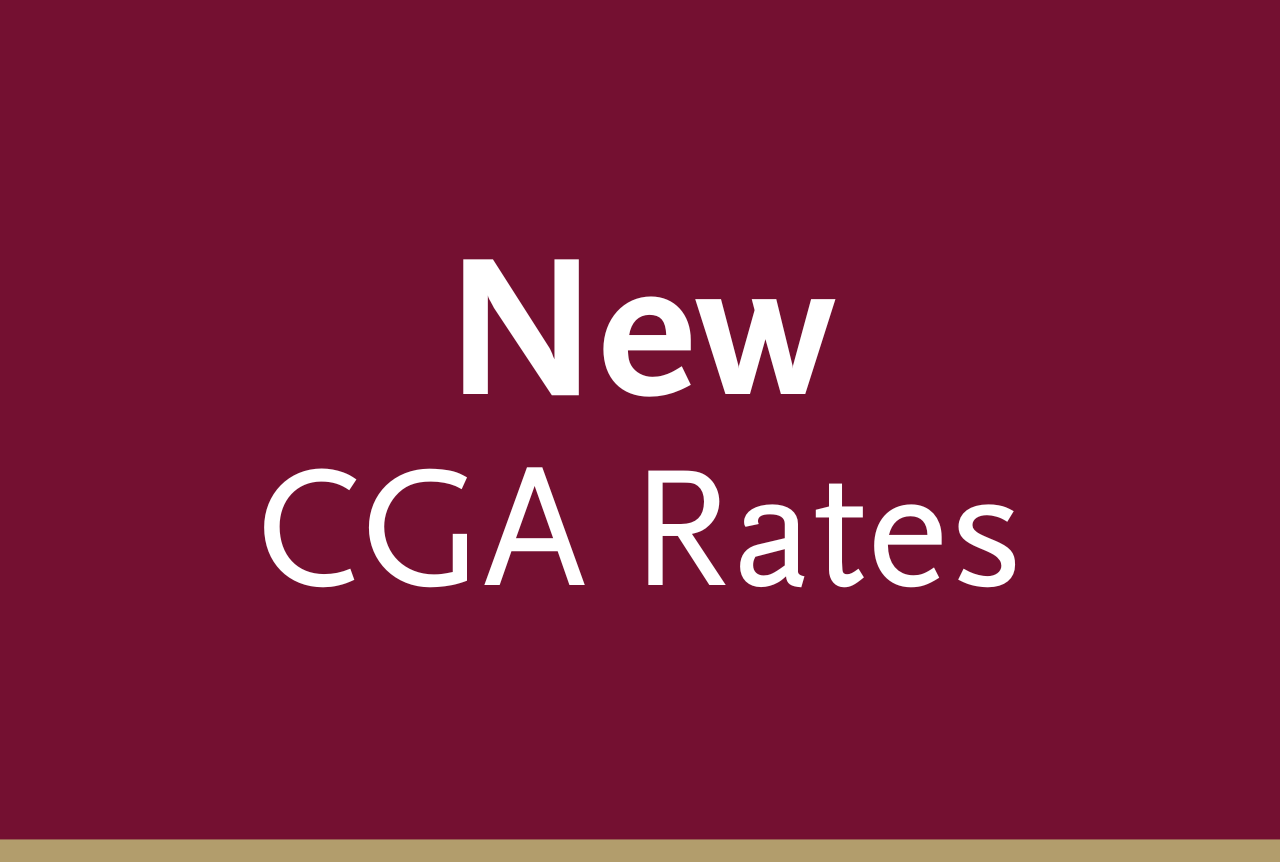 new CGA rates