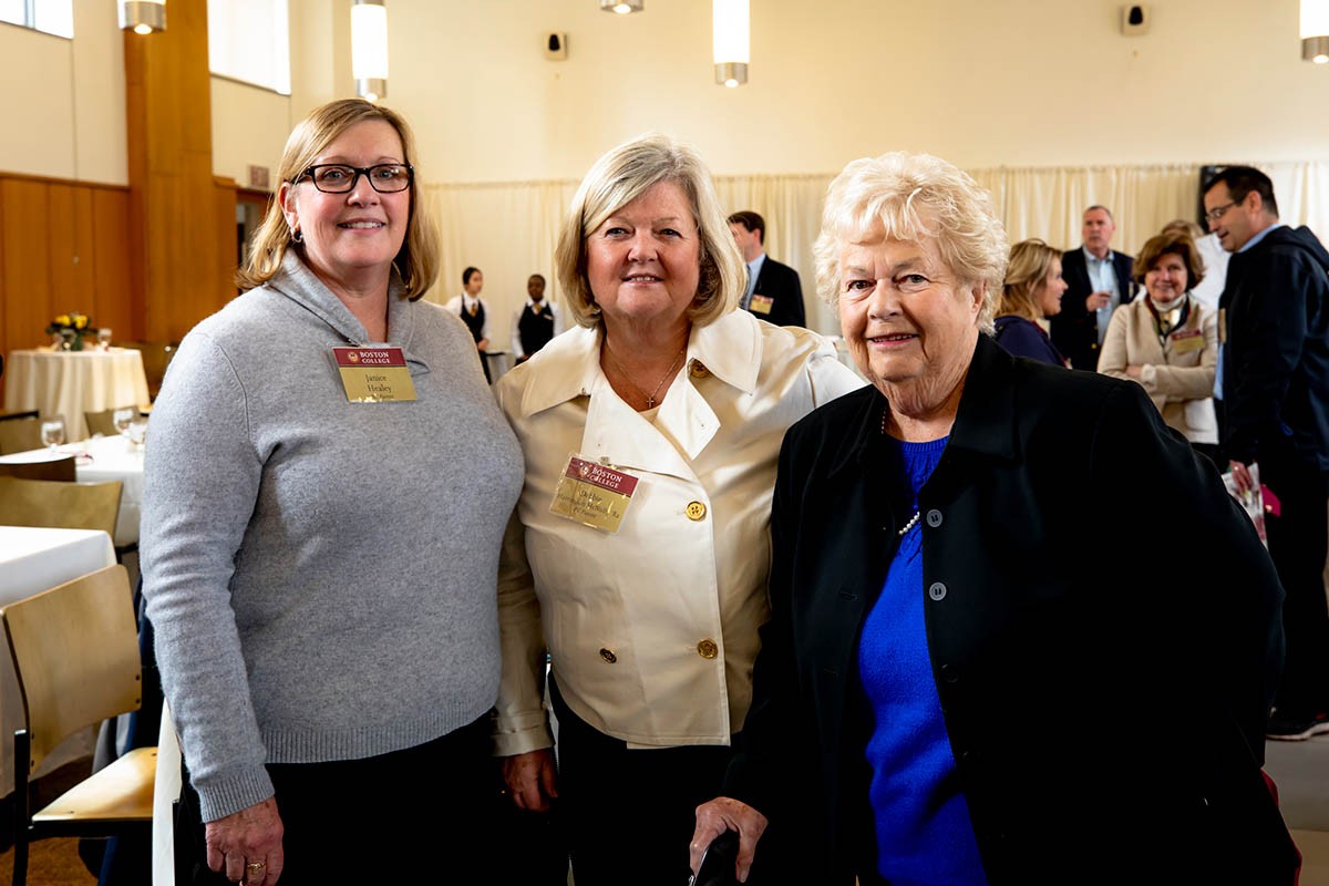 attendees pose for a photo