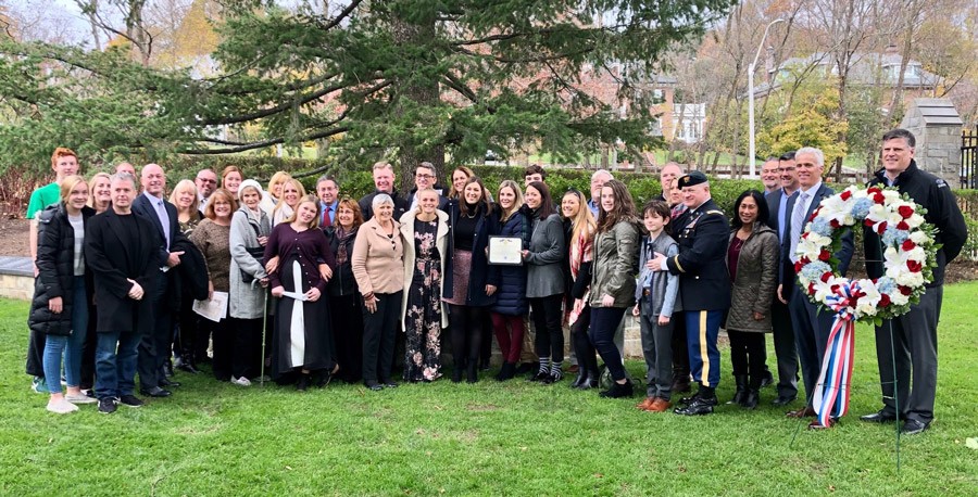 Members of the David S. Connolly WCAS’94 were present to support Joe Connolly as he gave the keynote address and to represent the entire Connolly extended family.