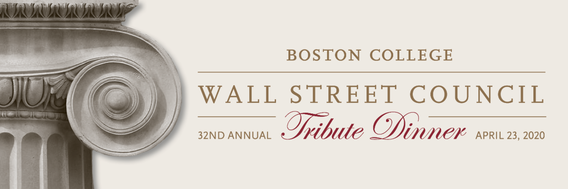 Wall Street Council Tribute Dinner