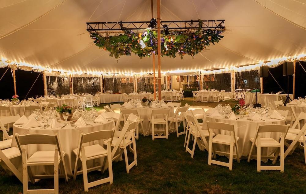 Founder's Lawn tented