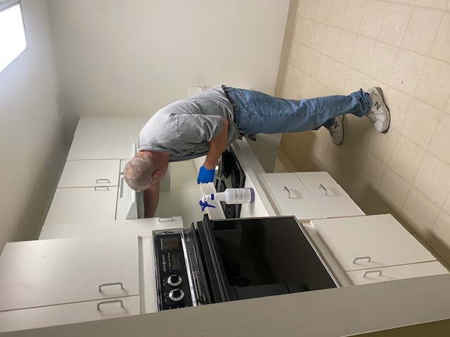 Cleaning Kitchen