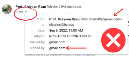 example of email that is NOT from a verified @bc.edu email address