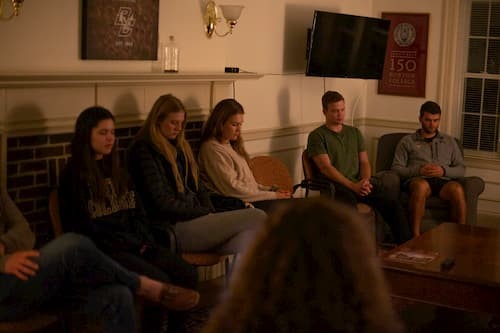 Photo of students sitting