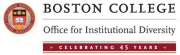 Boston College Office for Institutional Diversity logo