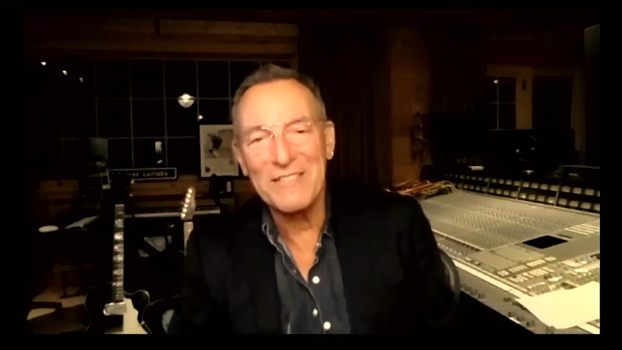 Photo of Bruce Springsteen on Zoom