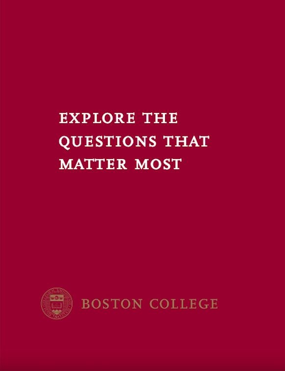 Boston College Admission Viewbook