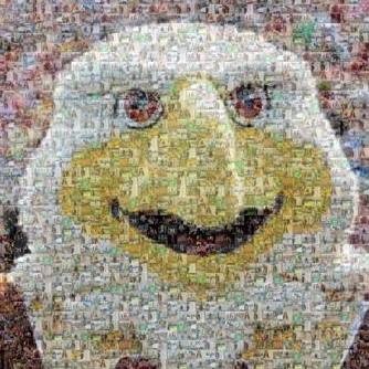 Baldwin the Eagle mosaic
