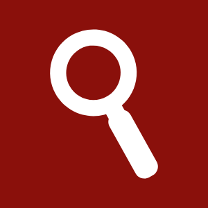 maroon magnifying glass