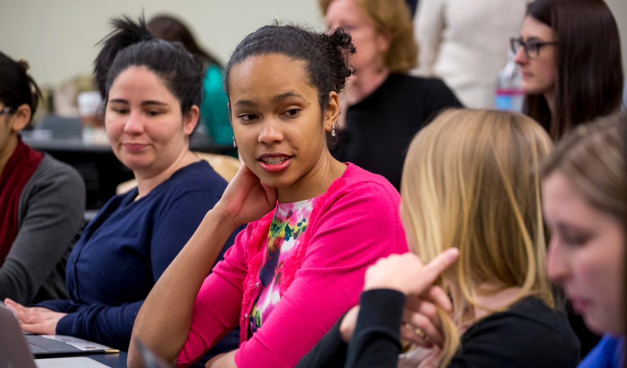 Women in conversation