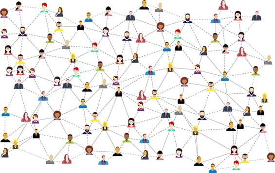 Photo of network of connections
