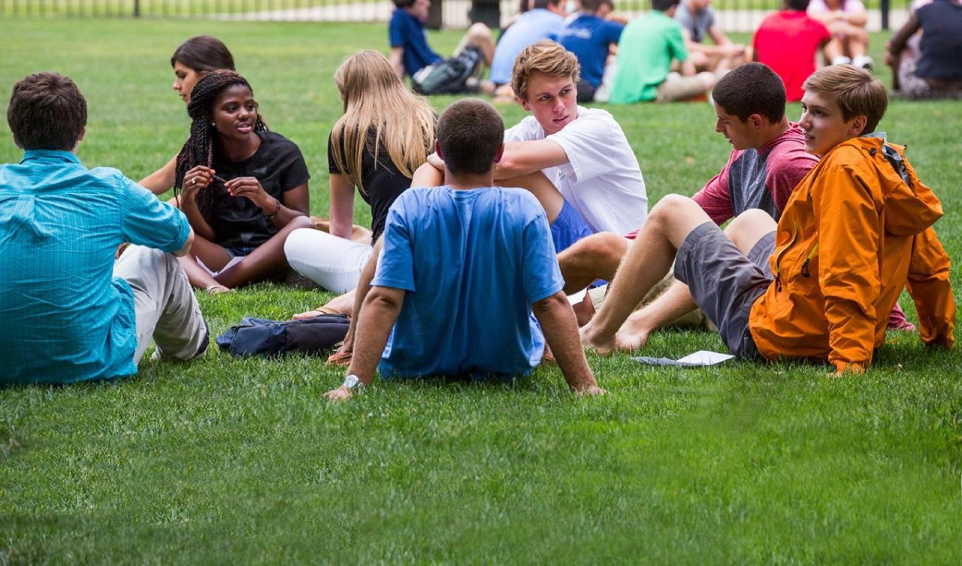 Students studying in the Chocolate Bar, Stokes Hall