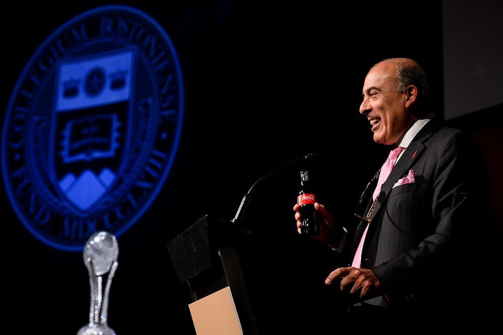 Muhtar Kent speaks at the CEO Club Global Forum in Dublin