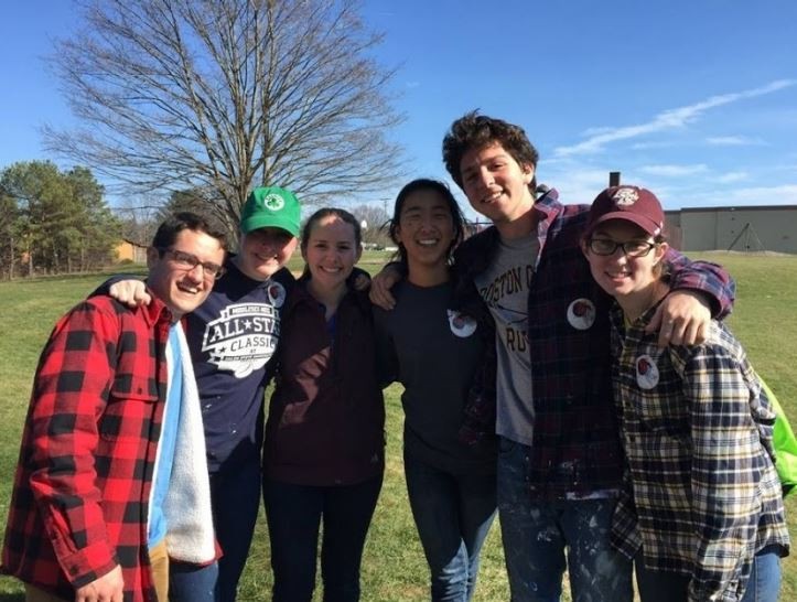 Anthony Golden, Carroll School ’17 (far left), in Barren Springs, Virginia.