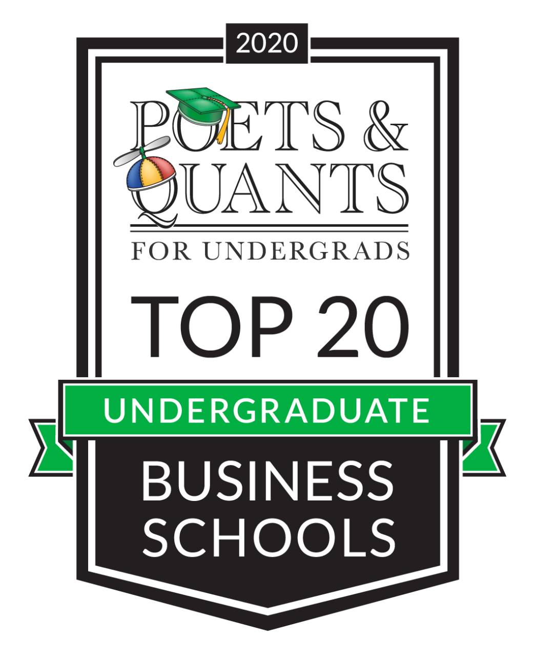 Banner which reads "Poets & Quants For Undergrads Top 20 Undergraduate Business Schools"