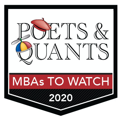 Poets & Quants MBAs to Watch 2020 Banner