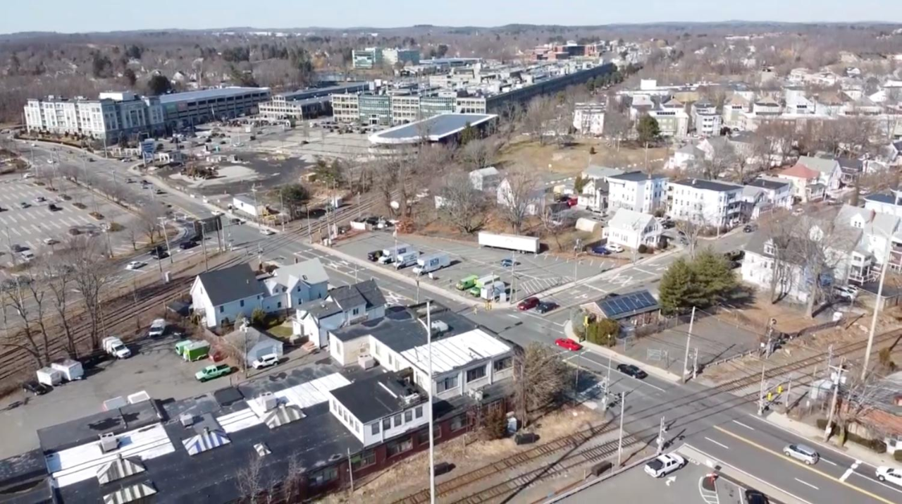 Aerial view of Beverly, Mass.