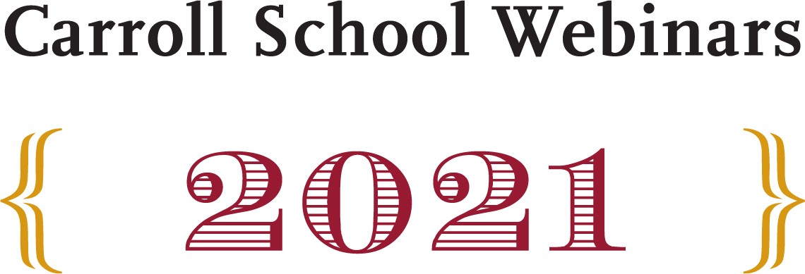 Carroll School Webinars logo