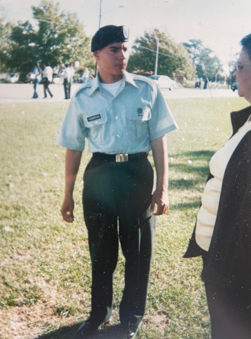 Cabrera in uniform