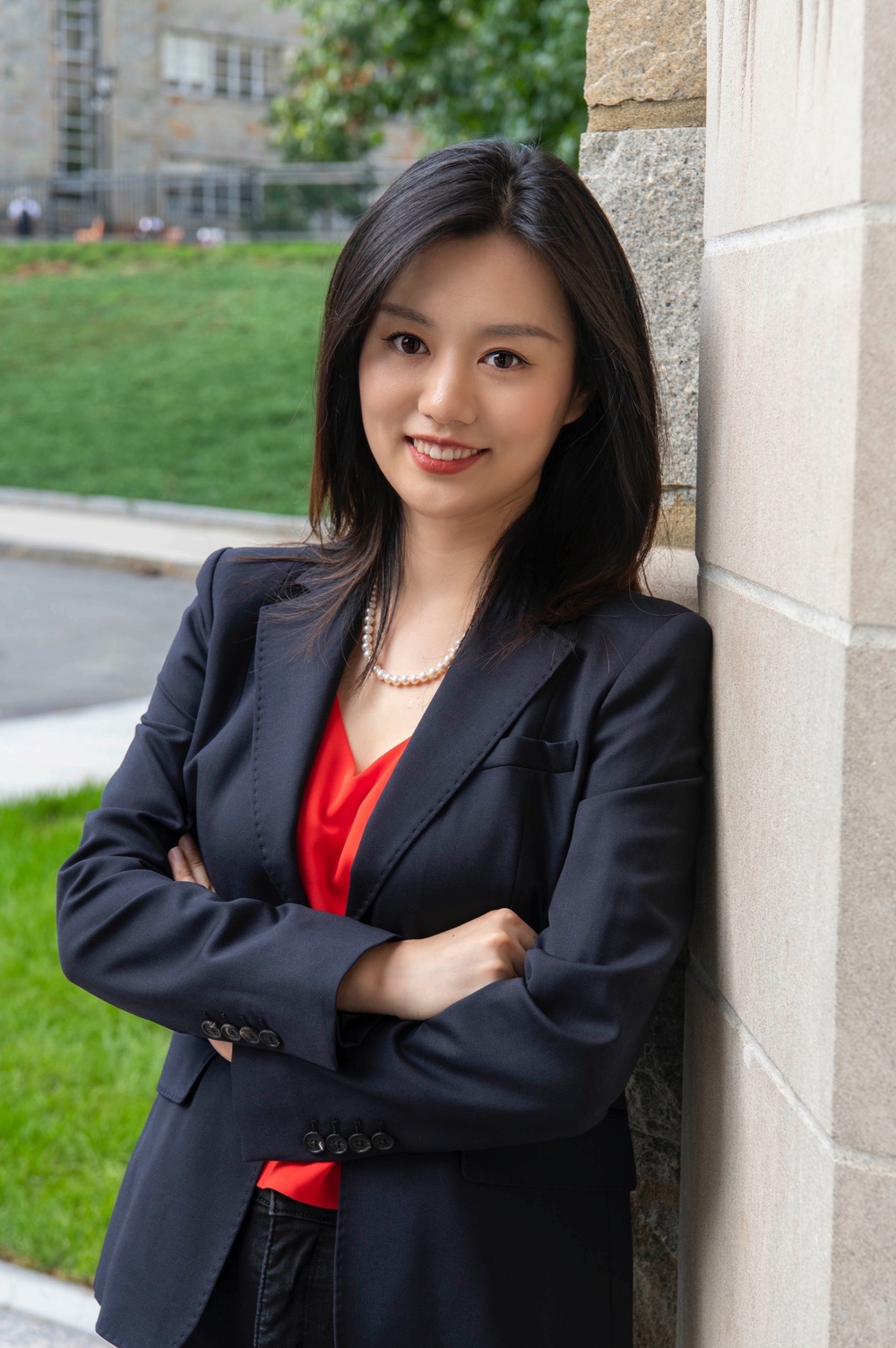 Portrait of Hanyi (Livia) Yi, newly appointed Assist. Prof. of Finance (CSOM). Photographed for use in CSOM web and publications needs and a future issue of Chronicle. 