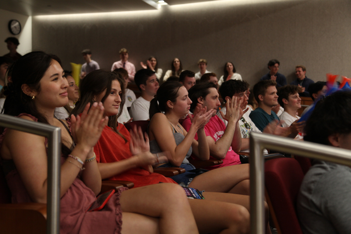 students watching Demo Day