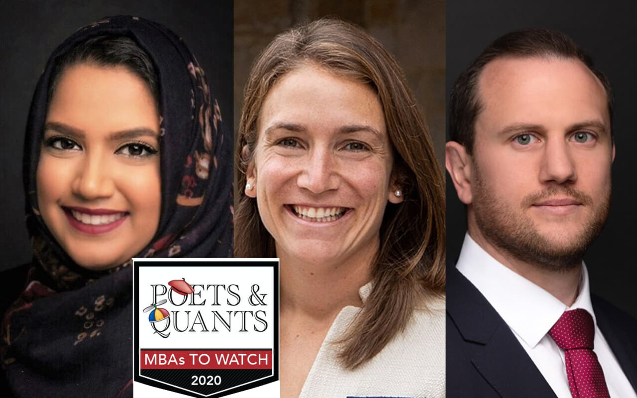 Photo of James Gethings, Anam Kaleem, and Katharine Sullivan