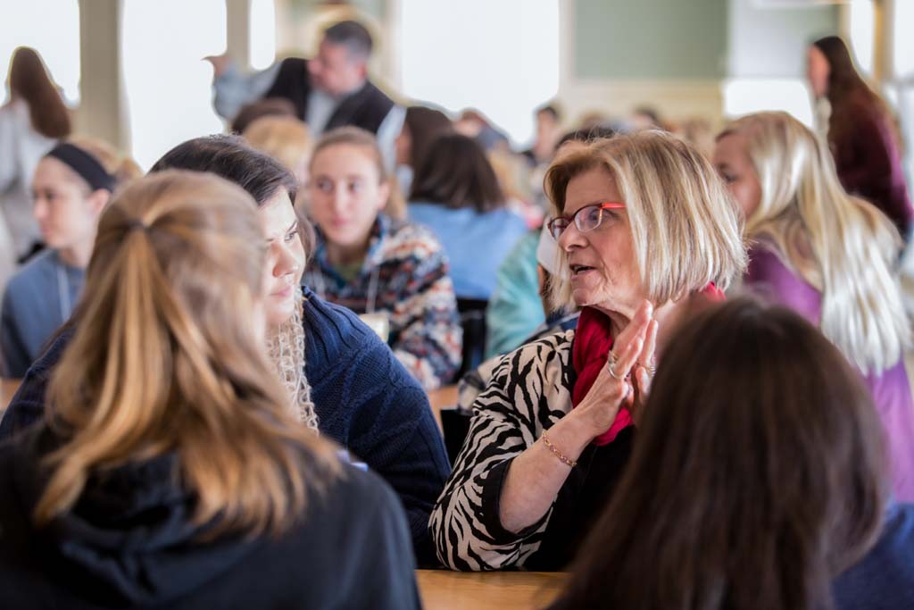 Dean Susan Gennaro at the SCRUBS retreat