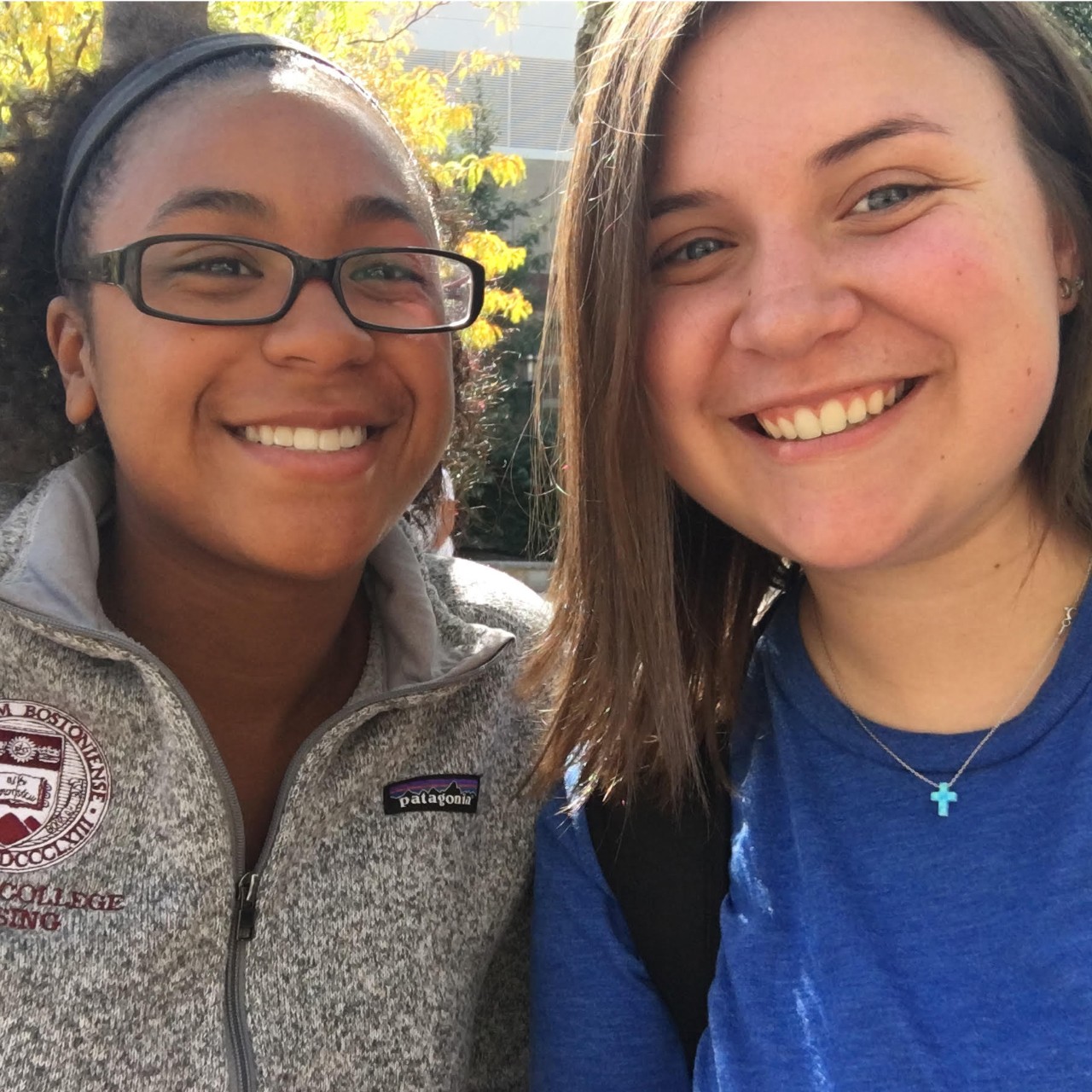 First-year seminar students submit selfies each week to show that she or he got together with another student to study or socialize.