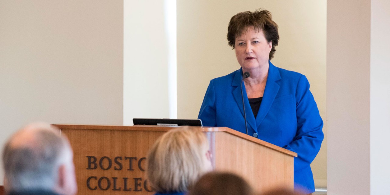 NONPF president speaks at Boston College