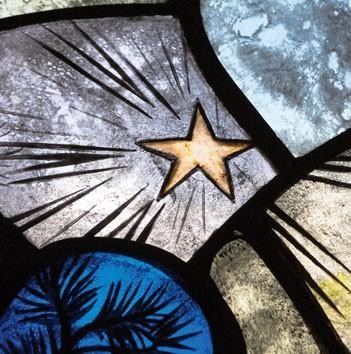Star stained glass