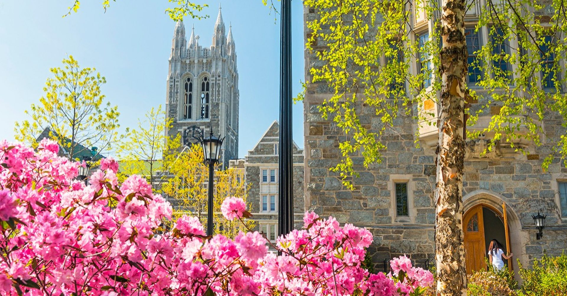 Gasson Hall in Spring