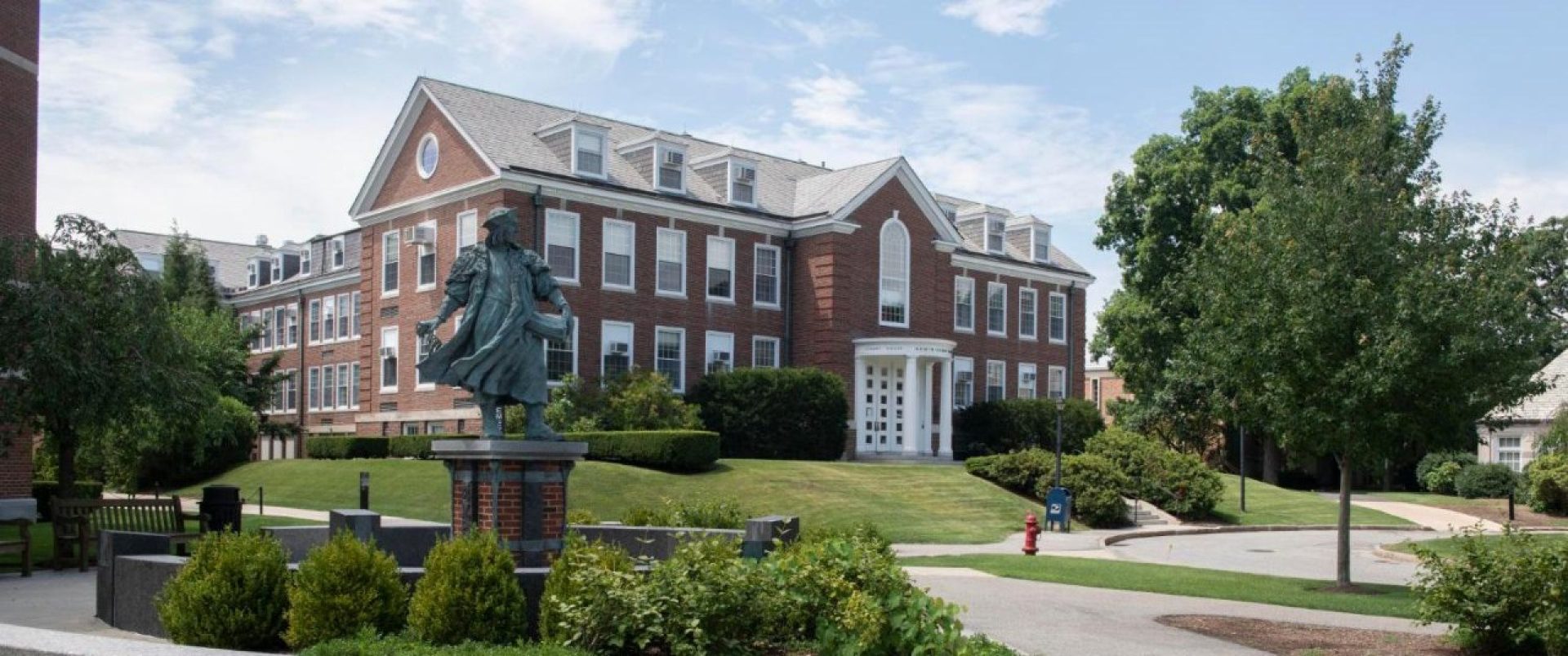 exterior of the law school main building