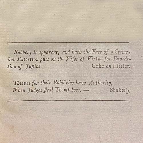 Summoning Shakespeare, Cicero, and Scripture: Epigraphs in Law Books