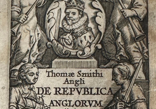 Thomas Smith, Angli De Republica Anglorum. Leiden, 1641.