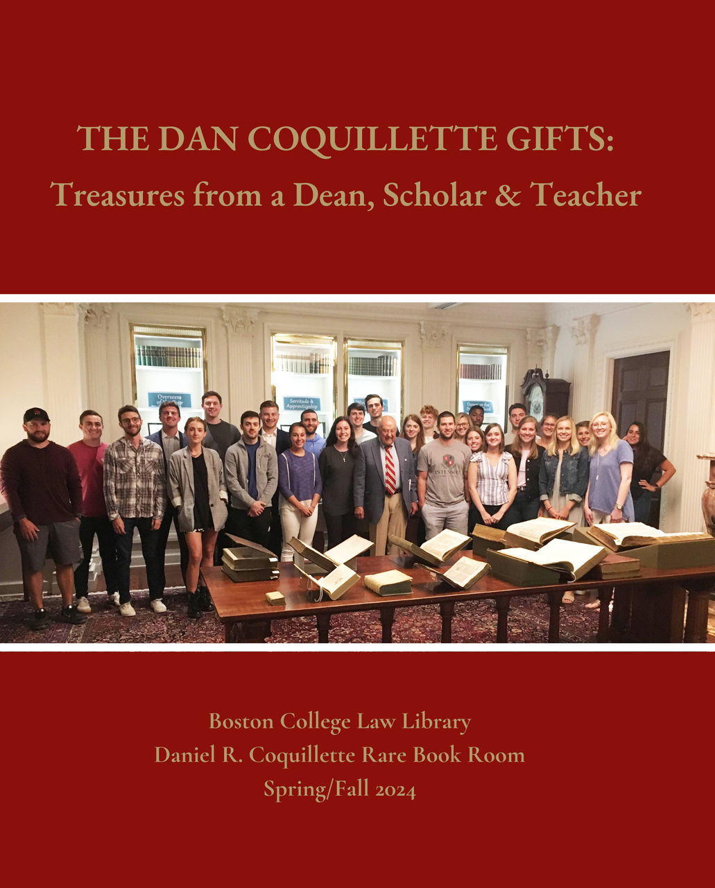 The Dan Coquillette Gifts: Treasures from a Dean, Scholar & Teacher Exhibit Cover