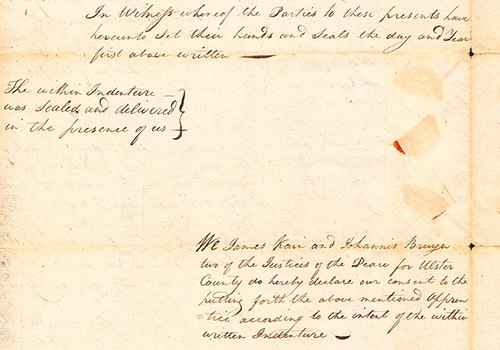 Indenture of Apprenticeship for Benjamin Evans between Town Overseers of the Poor and Nicholas Hoffman. Shawangunk, NY, 1799. #2019