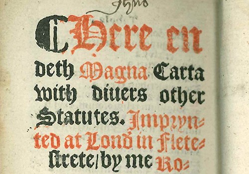 Magna Carta. London, 1539.