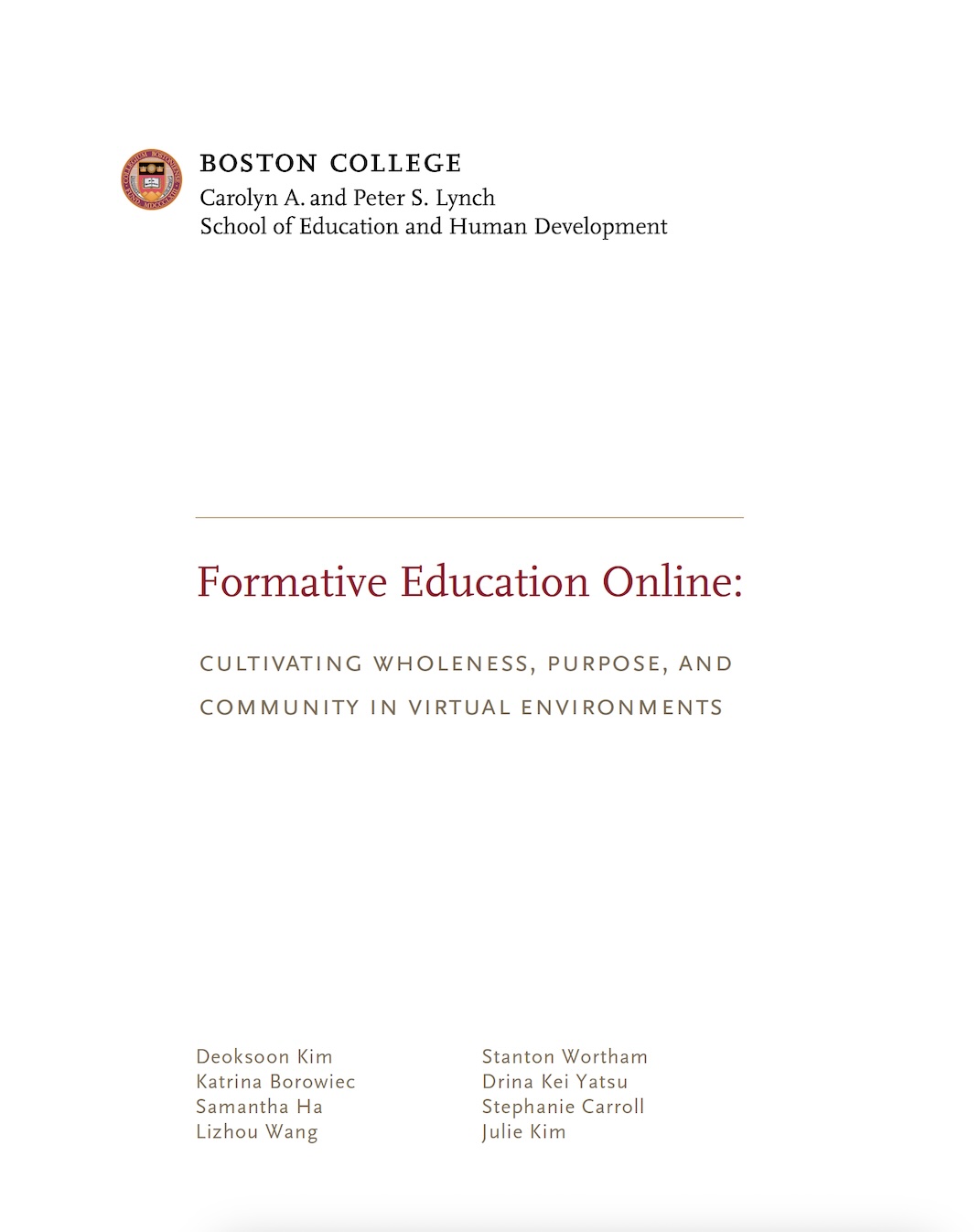 Formative Education Online Guidebook
