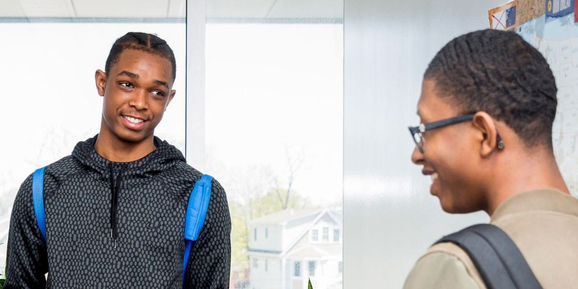 Students at Burke High Schoo