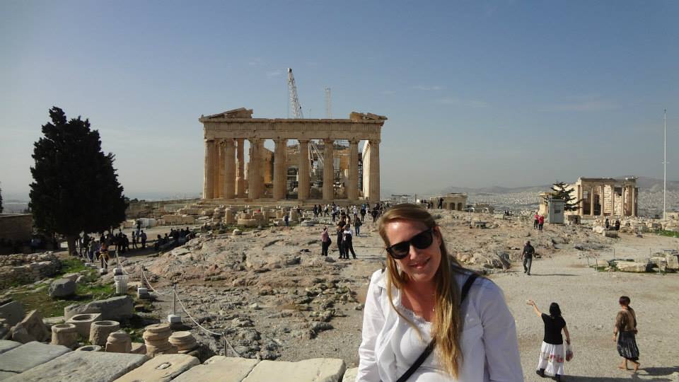 IHE student in Athens, Greece