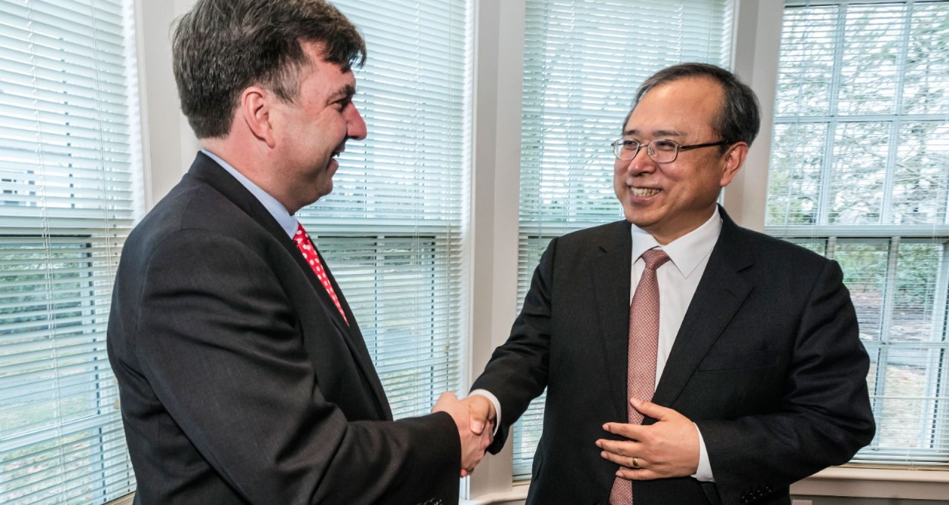 Boston College Provost David Quigley and Seoul National University of Education President Kyung-Sung Kim