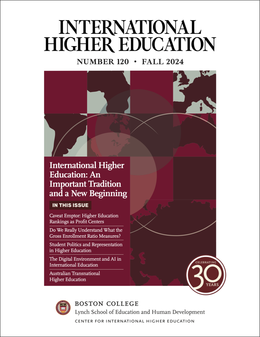 International Higher Education cover