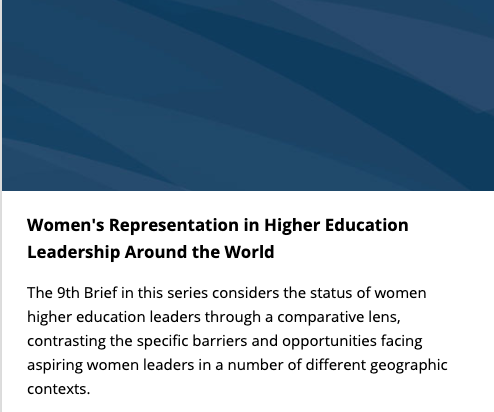 Photo of International Briefs for Higher Education Leaders 