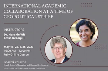 Photo of CIHE Summer Offering: International Academic Collaboration at a Time of Geopolitical Strife